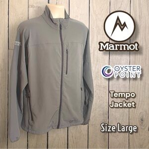 Marmot Men's Gray Tempo Jacket for Oyster Point Size Large